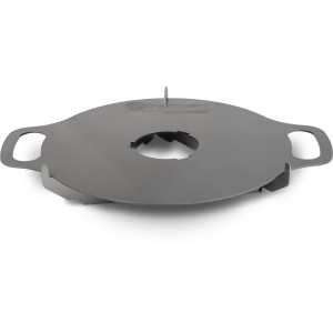 Petromax Grillplatte für Atago, Stahl Plancha-Platte mit Trägergestell. Grillzubehör für den Aussenbereich.
