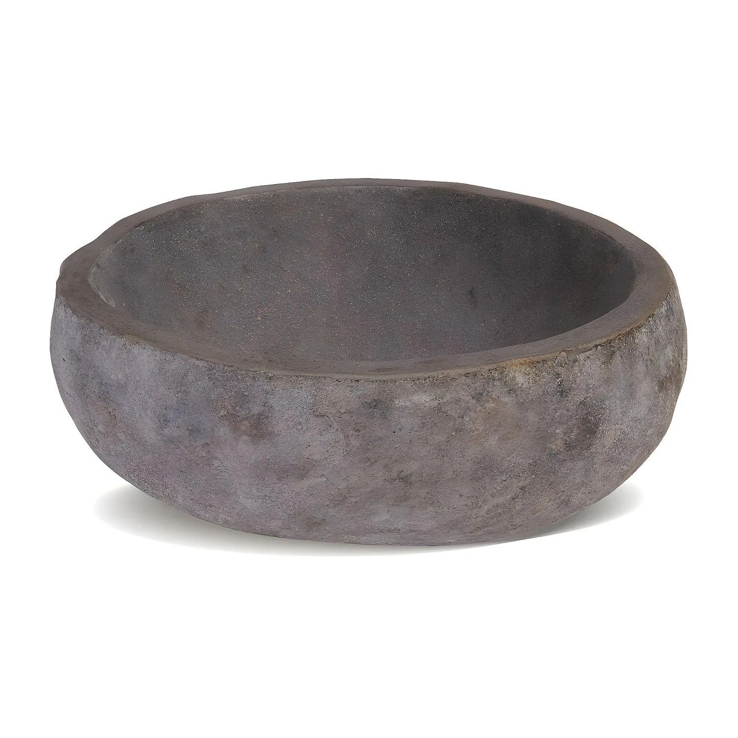 Vente-unique Aufsatzwaschbecken Stone Grau 25 cm  30 cm