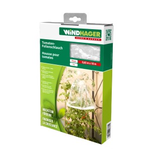 Windhager Tomaten-Folienschlauch, 0,65x10m, transparent, zum Schutz und für optimales Wachstum.