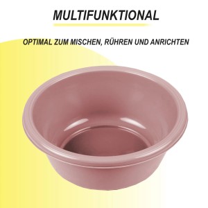 Rosa Bestgoodies Schüssel, 10er Set, aus Kunststoff, ideal für die Küche.