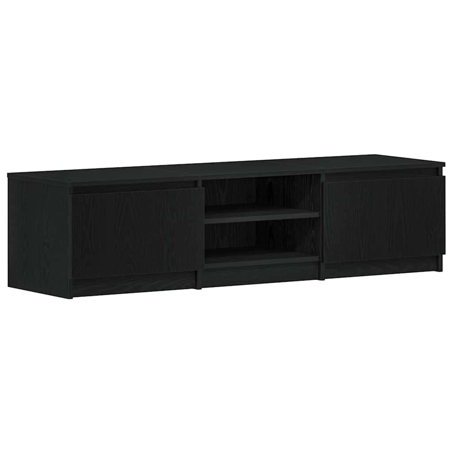 vidaXL TV-Schrank Schwarz Eichen-Optik 140x40x36 cm Holzwerkstoff 862440 günstig online kaufen