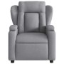 vidaXL Massage-Relaxsessel Hellgrauer Stoff 3206000_7