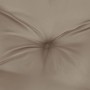 vidaXL Palettenkissen Taupe 80x80x12 cm Stoff 360499_7