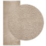 vidaXL Teppich HUARTE Kurzflor Weich und Waschbar Sandfarben 80x200 cm 375053_3