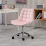 Svita Micky Kinder Bürostuhl, rosa Schreibtischstuhl mit Rollen und Höhenverstellung.