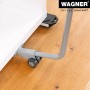 Wagner Möbelheber mit Hebeschaufel im Einsatz zum Anheben eines weißen Möbels.
