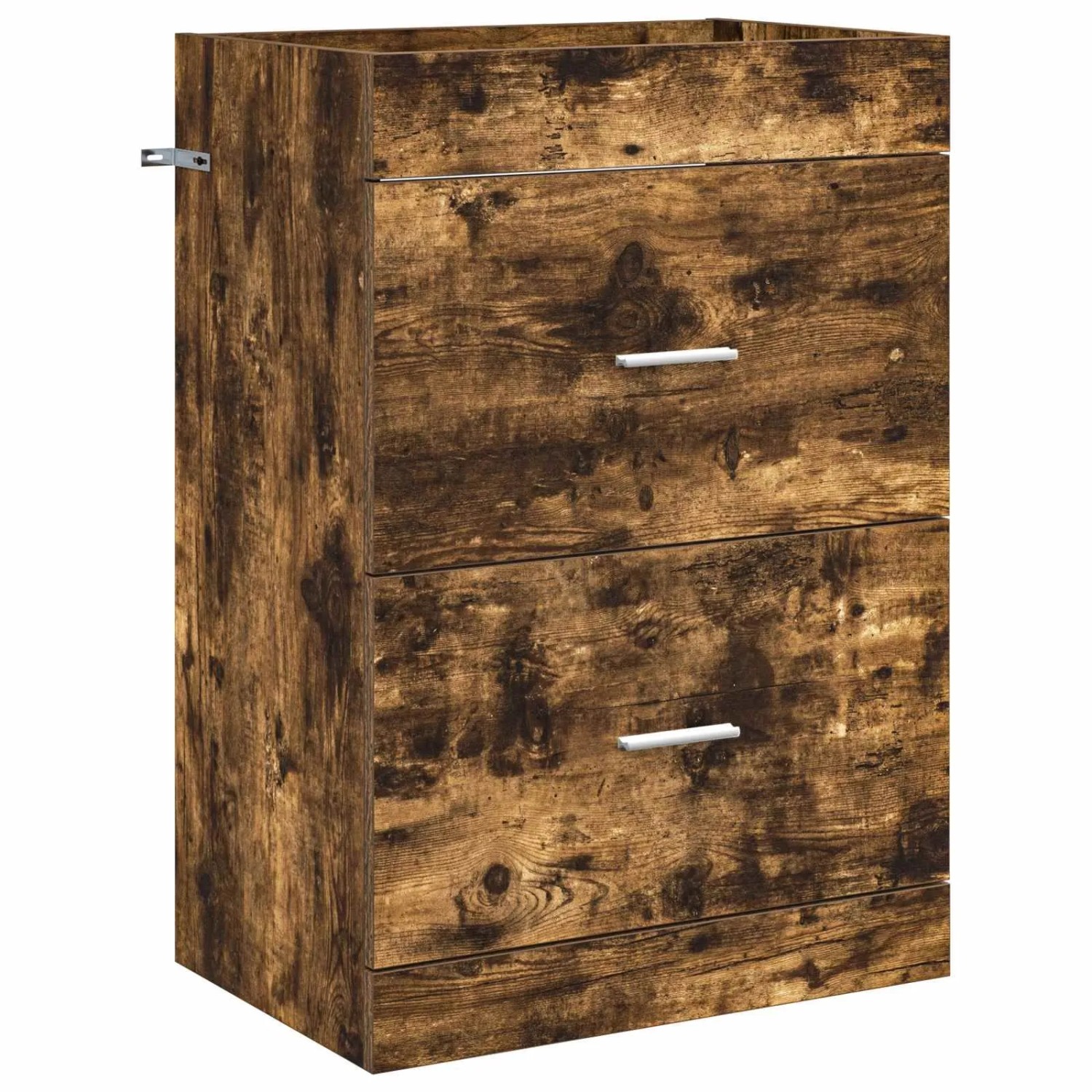 vidaXL Badunterschrank Geräucherte Eiche 56 x 37,5 x 81 cm 890708