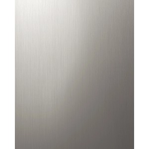 Graues Wandpaneel in Metalloptik, Titan gebürstet, 260x100 cm. Dekoratives Paneel für die Wandgestaltung.