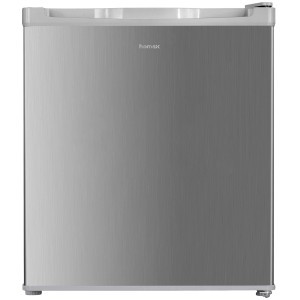 homeX Mini Gefrierschrank, 33L Nutzinhalt, silberner Mini Freezer für Elektrogeräte.