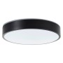 Smarte LED-Deckenleuchte Vadin, schwarz-weiße Lampe mit Ø 33 cm für Smart Home.