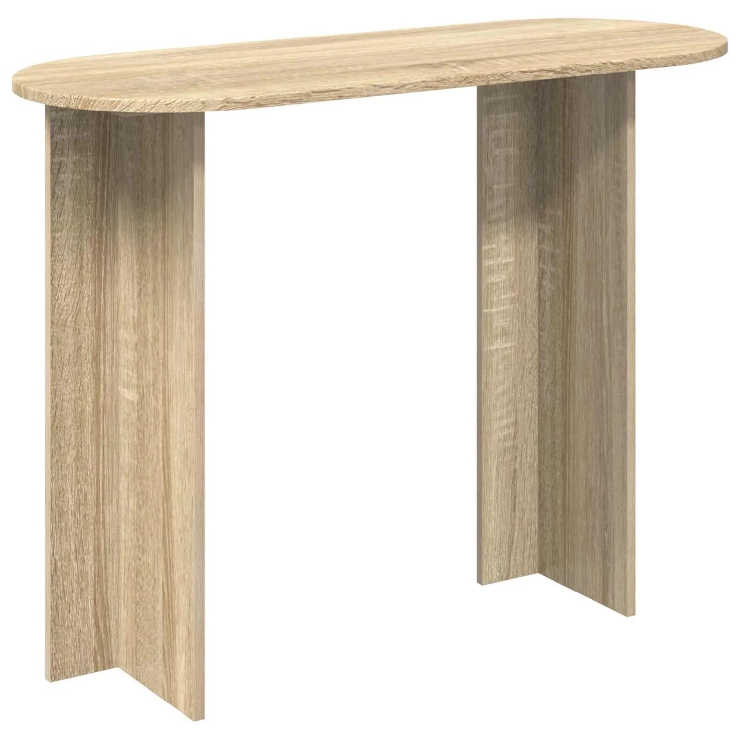 vidaXL Konsolentisch Sonoma-Eiche 100 x 39,5 x 75 cm Holzwerkstoff 8001151