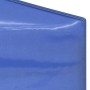 Detailansicht: Blaues Faltzelt-Dach (vidaXL Partyzelt, 3x3 m).