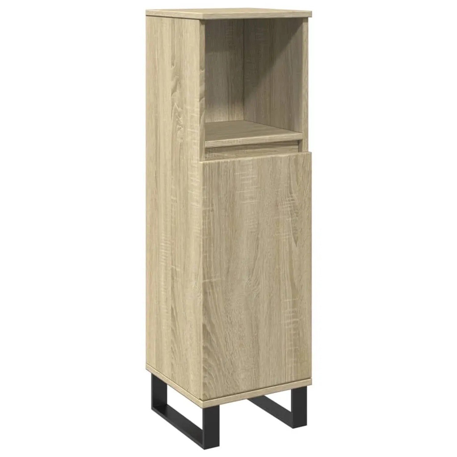 vidaXL Badschrank Sonoma-Eiche 30x30x100 cm Holzwerkstoff 849672