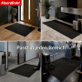 Schwarze Floordirekt Schmutzfangmatte 80x150 cm. Vielseitig in Flur, Büro, Empfangsbereich. Rutschfest & strapazierfähig.
