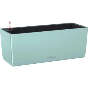 Lechuza Balconera Color 50, pastellgrüner Blumenkasten mit Bewässerungssystem, 50x19 cm.