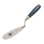 LUX Zungenkelle Classic, 160 mm, rostfrei mit blauem Griff für Maurer- und Fliesenarbeiten.