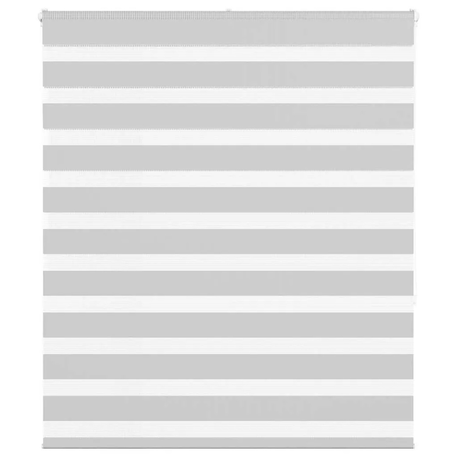 vidaXL Doppelrollo Hellgrau 120x150 cm Stoffbreite 115,9 cm Polyester 4014447