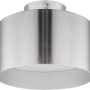 Moderne LED-Deckenleuchte Jenny von Globo in Aluminium-Nickel Optik.