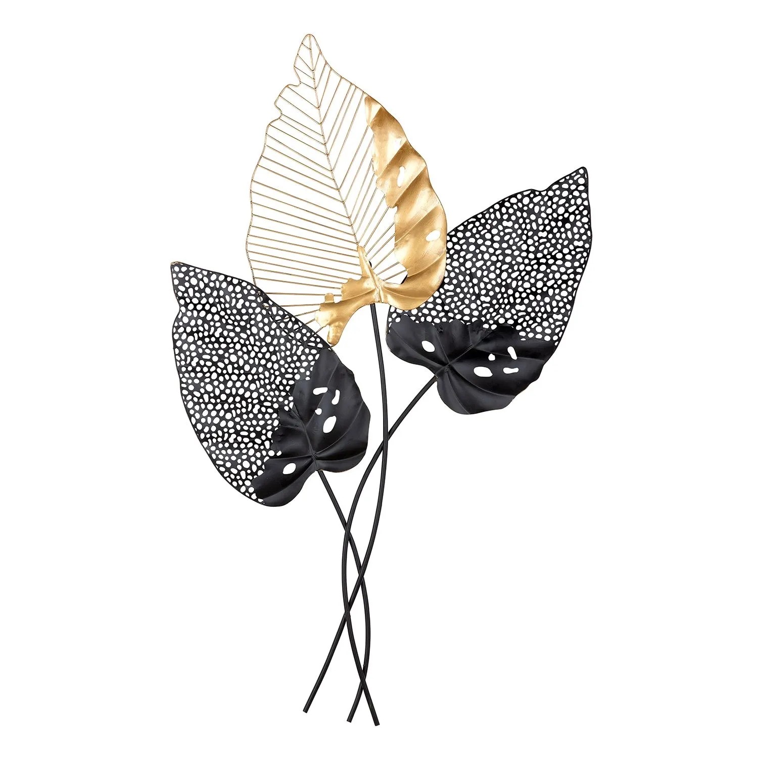 Gilde Wandrelief Santos Schwarz 107 cm x 65 cm