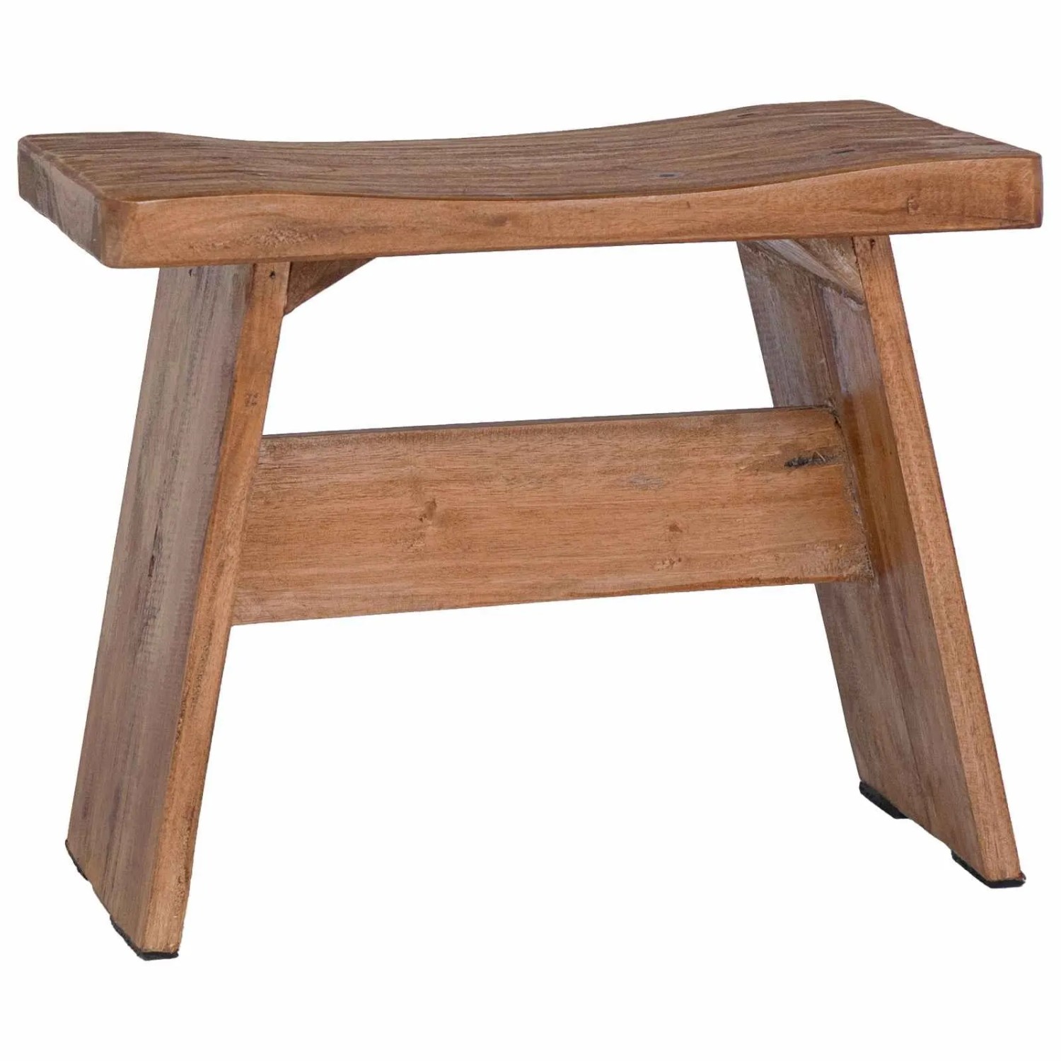 vidaXL Hocker Natur 40 x 25 x 31 cm Mahagoni Holz 42012397