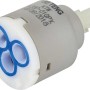 Ersatz-Keramikkartusche, Ø 35 mm, für Küchenarmatur, zur Regelung von Wassermenge und Temperatur.