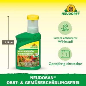 Neudorff Neudosan Obst- & Gemüse-SchädlingsFrei, 250ml Flasche zur Schädlingsbekämpfung.