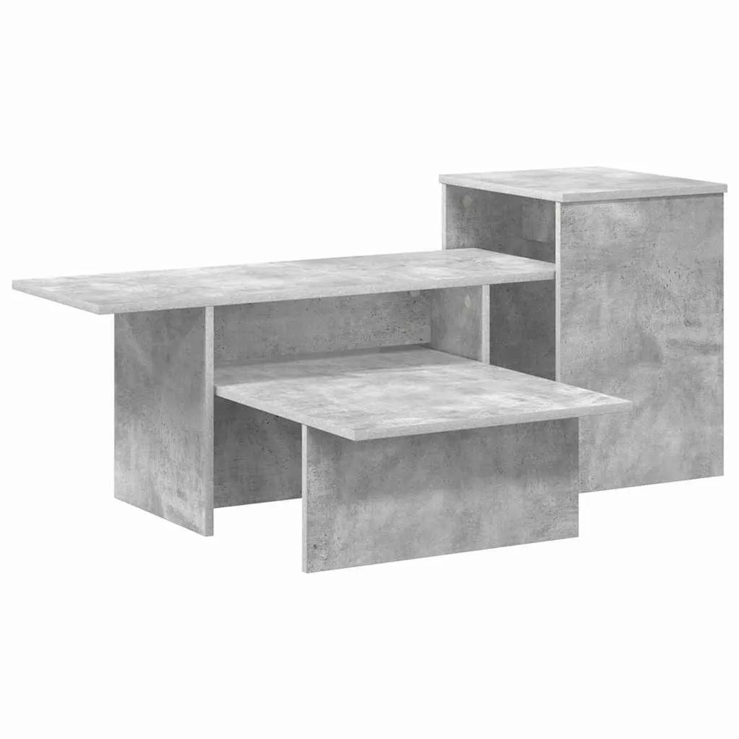 vidaXL Konsolentisch Beton Grau 91,5 x 35 x 38,5 cm Holzwerkstoff 891163