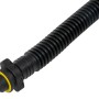 Schwarzer Schlauch mit gelbem Dichtungsring für Bestway SUP River Board.