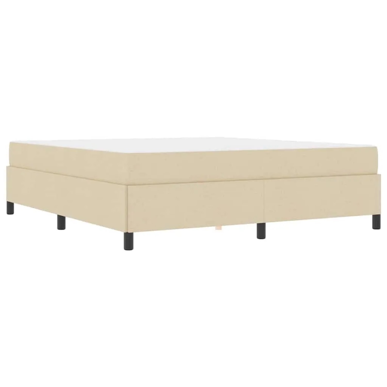 vidaXL Boxspringbett Creme 180 x 200 cm Stoff 3398883 günstig online kaufen