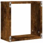 vidaXL Würfelregale 6 Stk Räuchereiche 30x15x30 cm 815881_8