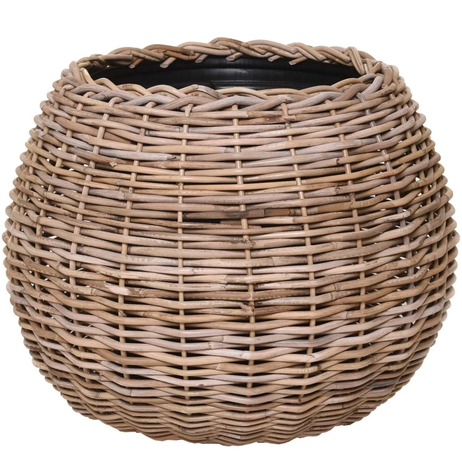 Vivanno Pflanzkorb Palla 55 cm x 55 cm x 44 cm Natur