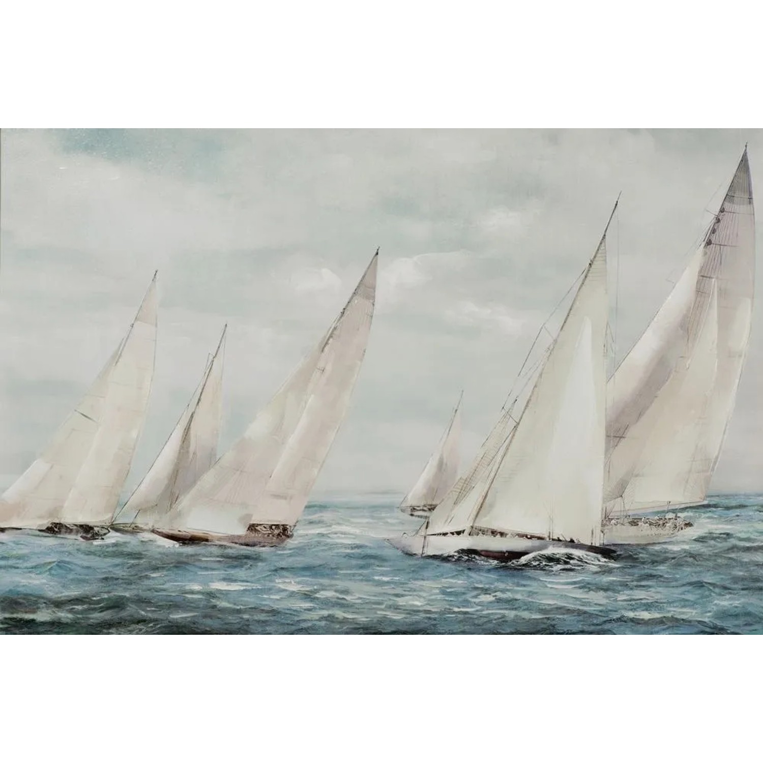 Art Universe Leinwandbild Regatta 80 x 120 cm