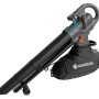 Gardena PowerJetCollect Akku-Laubsauger/-bläser (ohne Akku) mit Fangsack und 360-Grad-Rad.