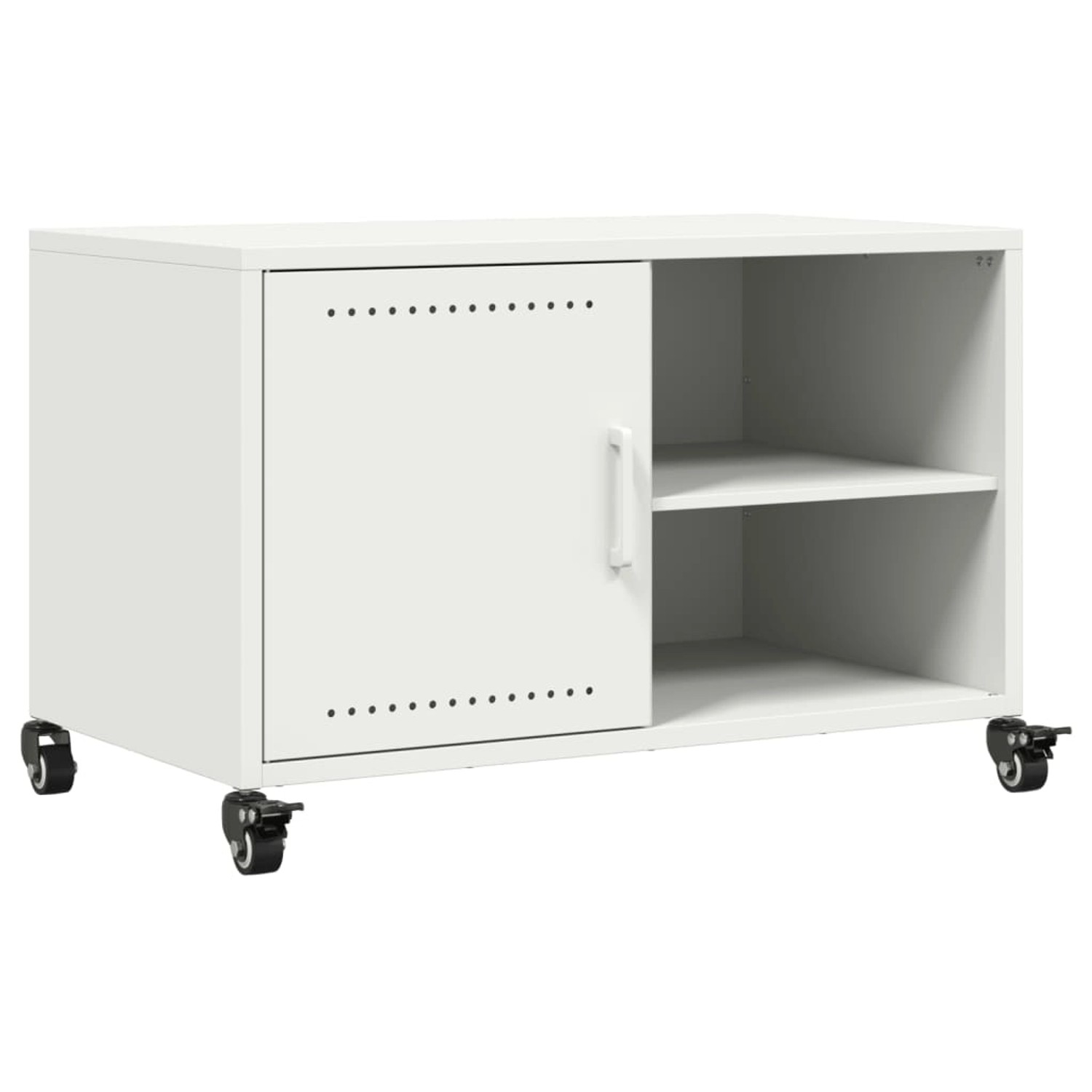 vidaXL TV-Schrank Weiß 68x39x43,5 cm Stahl 846673 günstig online kaufen
