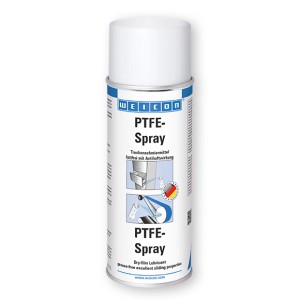 WEICON PTFE-Spray, 400ml Dose. Spezial-Spray für fettfreie Schmierung und Antihaftwirkung.