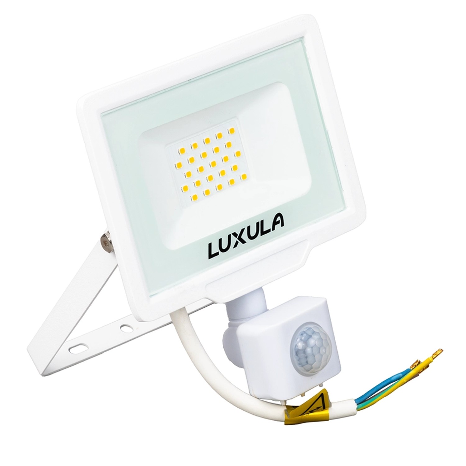 LUXULA LED Strahler mit Bewegungsmelder 20W 2000lm Fluter 4000K Neutralweiß günstig online kaufen