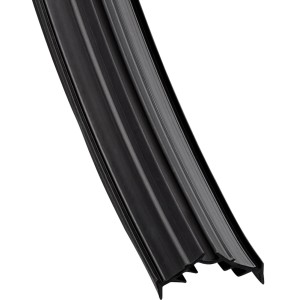 Schwarze Aluline Profildichtung, 200 cm lang, für Kunststoffbedachung.