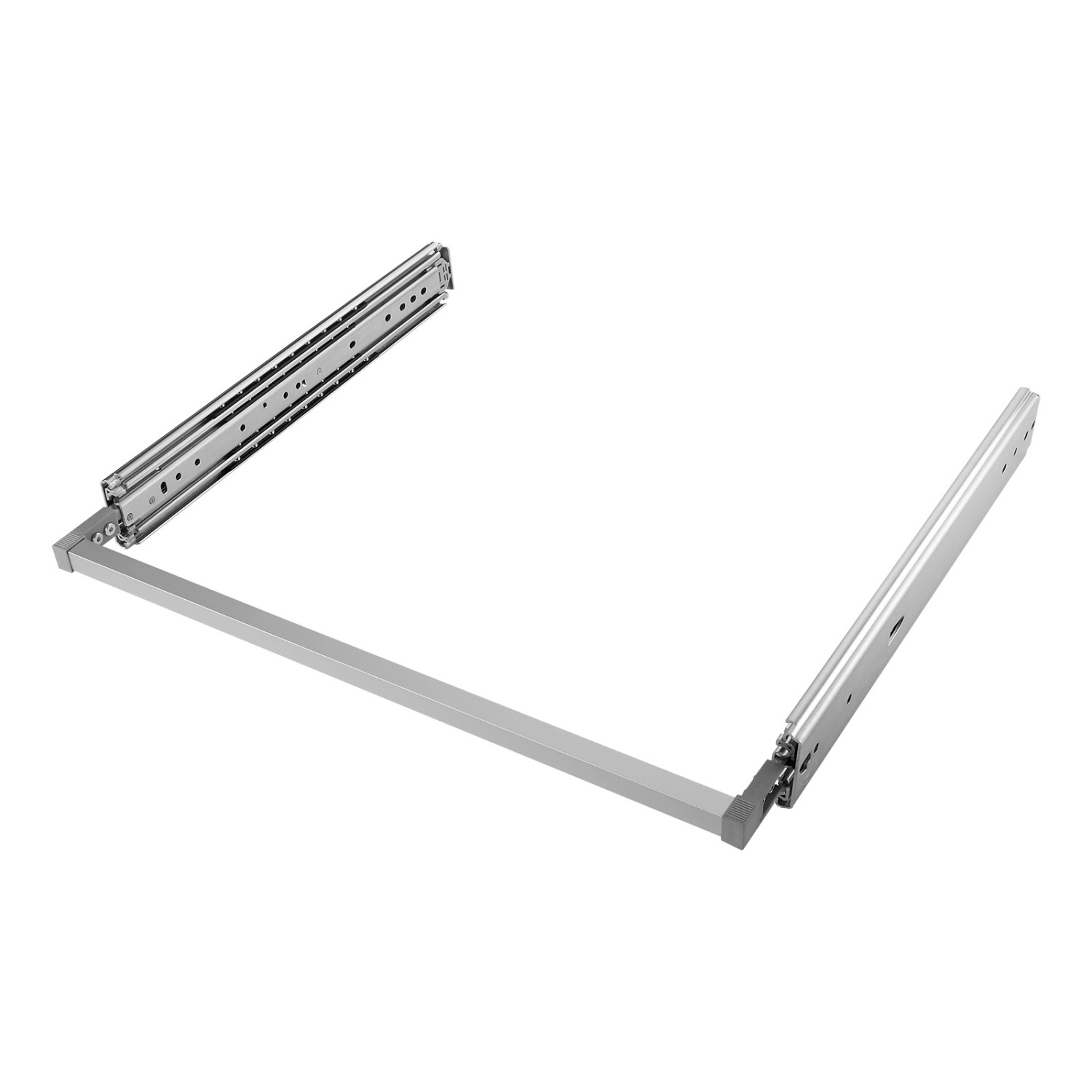 SOTECH VarioSlide Schubladenschienen KV2-200-H76-700 EH 700 mm bis 200 kg Einhandverriegelung Eloxiert für Schubladen mi...