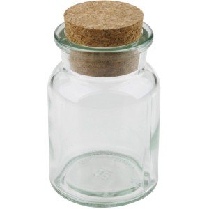 Dr. Oetker Aufbewahrungsglas, 170ml, mit Korkdeckel. Ideal für Gewürze und Streusel.