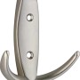 Metall Wandhaken 1281, vernickelt, zur einfachen Montage an der Wand.