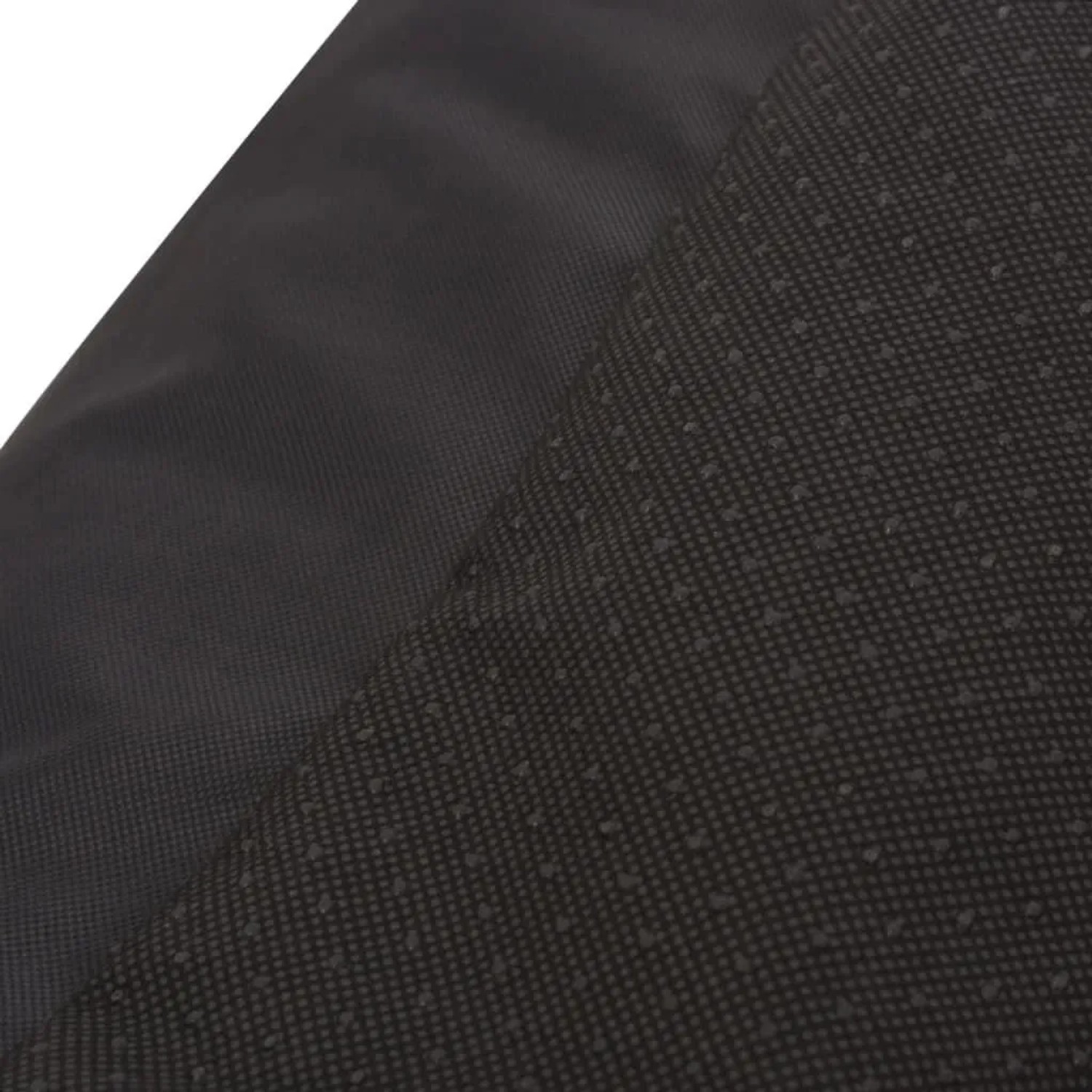 Detailansicht: Schwarzes vidaXL Hundebett XL mit wasserabweisendem Oxford-Gewebe und Anti-Rutsch-Unterseite.