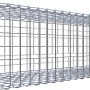 Gabiona Gabione-Anbaukorb Typ 2, 30x100x30cm, Maschenweite 5x5cm, aus verzinktem Drahtgitter.