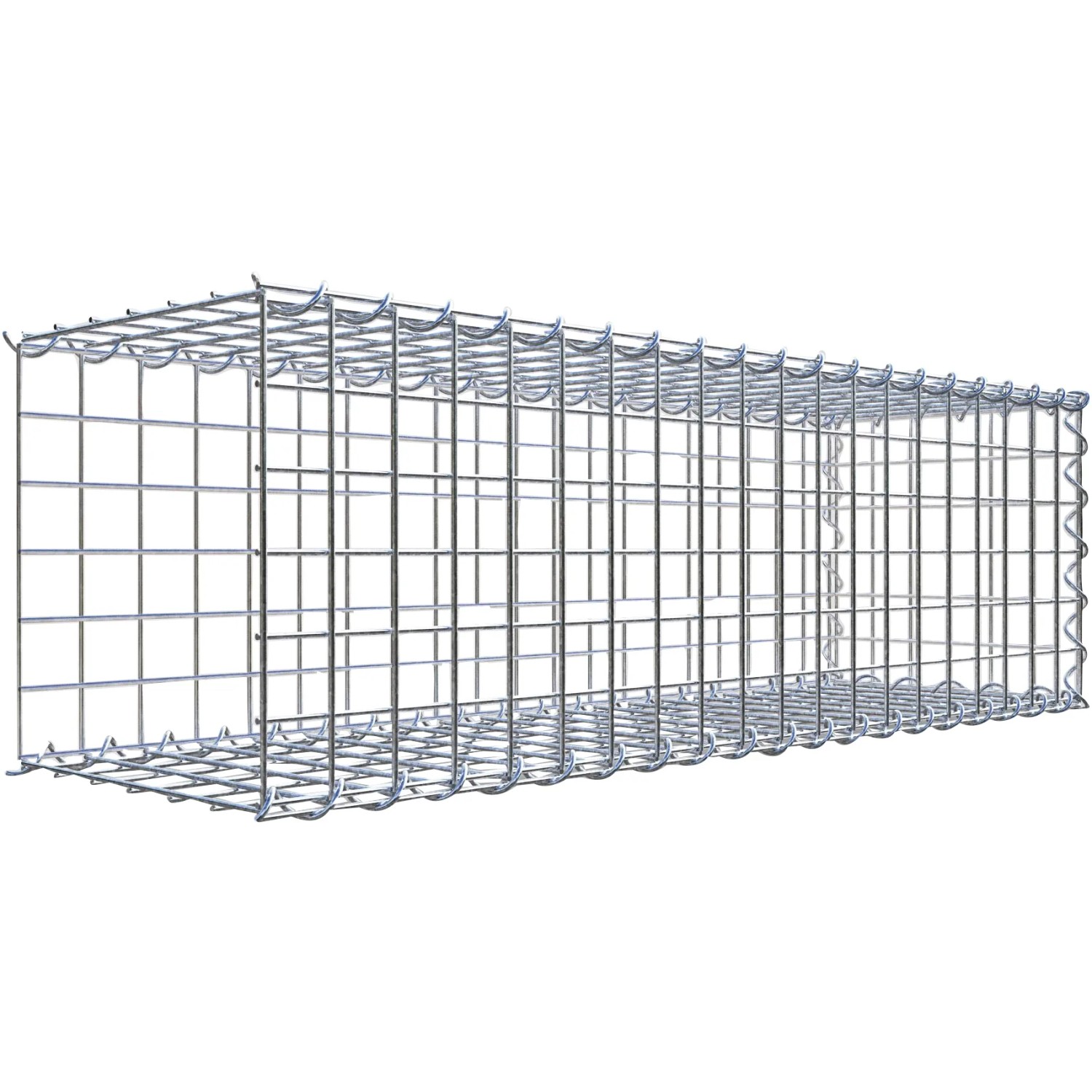Gabiona Gabione-Anbaukorb Typ 2 30 x 100 x 30 cm Maschenw 5 x 5 cm