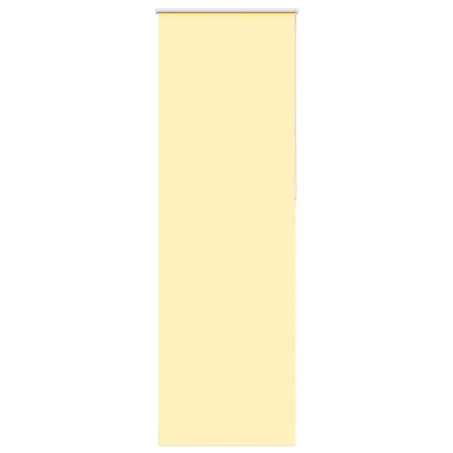 vidaXL Verdunkelungsrollo Gelb 65x210 cm Stoffbreite 60,7 cm Polyester 4012 günstig online kaufen
