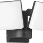Oktaplex LED Außenstrahler Cali Dos mit 2 Leuchtkörpern, warmweiß und IP65-Schutz.