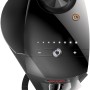 Schwarzer Vornado Tower L Standventilator mit Touch-Bedienfeld und Timer.