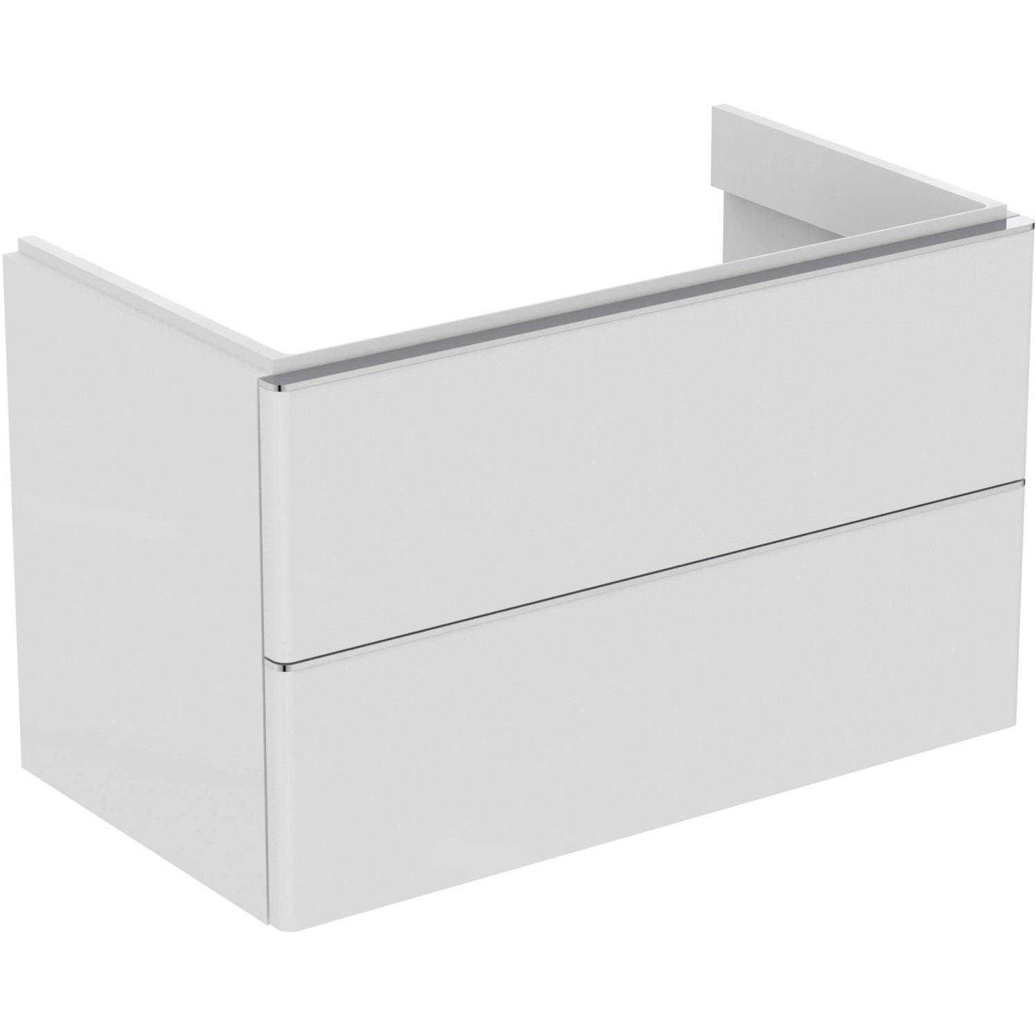 Ideal Standard Waschbeckenunterschrank Adapto Weiß Hochglanz 81 cm