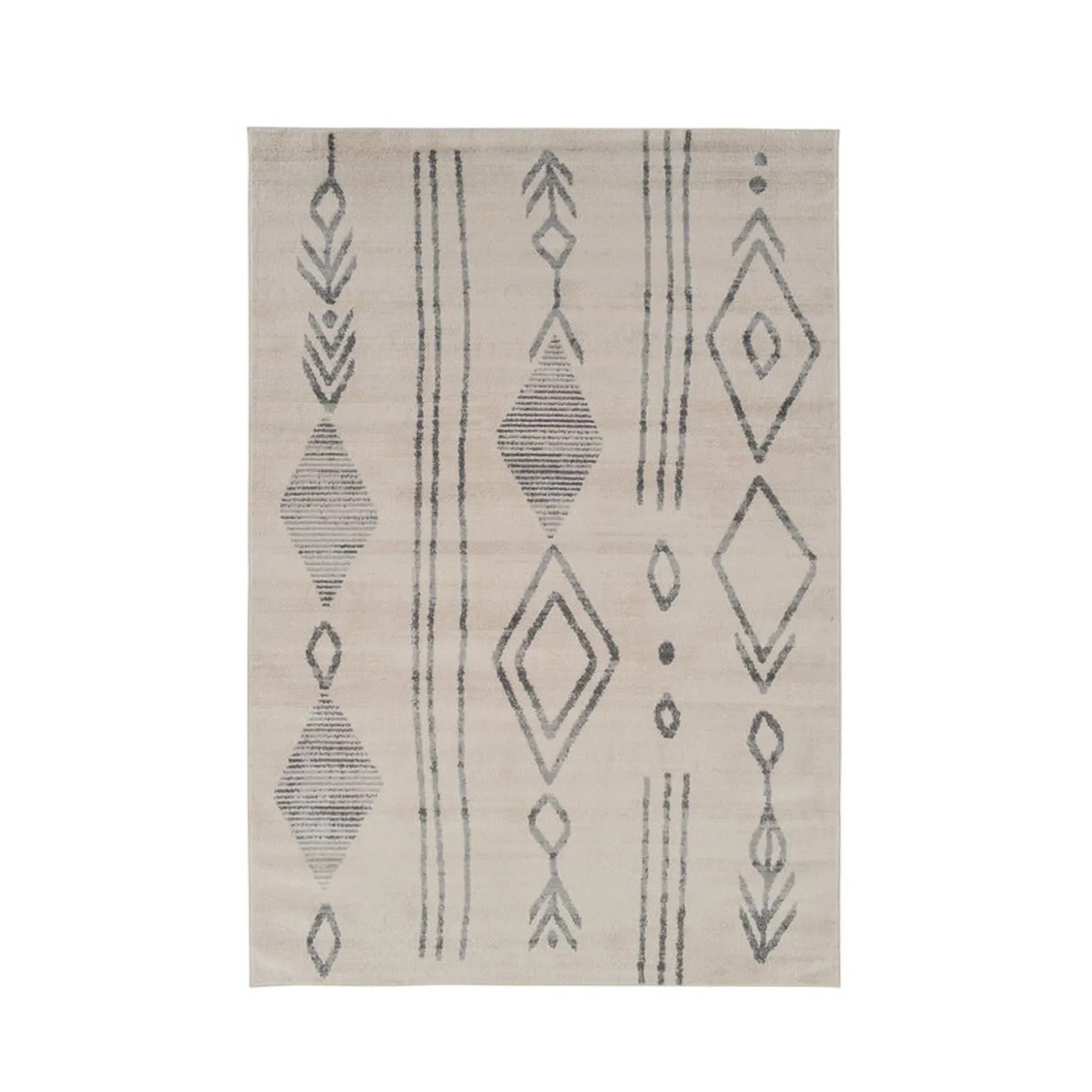 Vercai Rugs Teppich Firenze Ethno Elfenbein Beige 160 x 230 cm