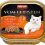 Vom Feinsten Katzen-Nassfutter Adult Huhn & Karotte, getreidefrei in Sauce, 100g Dose.
