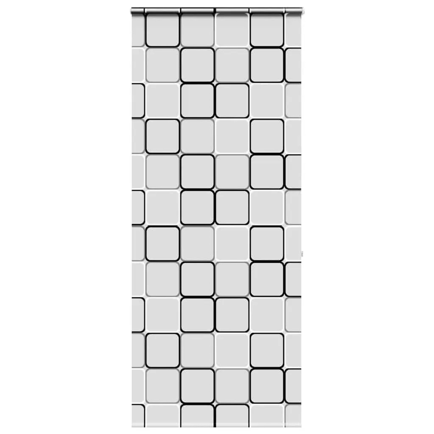 vidaXL Duschrollo mit Kassette 90x240 cm Stoffbreite 86 cm 4015044